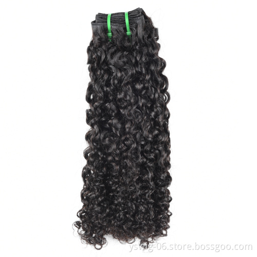 12A Super Double Drawn Hair Bundle Virgin Cuticle Aligned Hair Vendor Brazilian Pixie Curl Wholesale Human Hair Weave